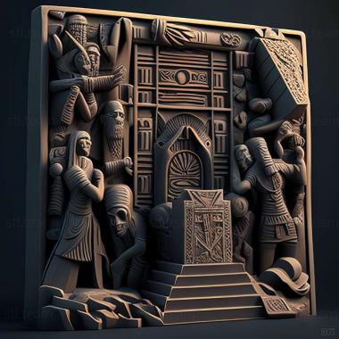 3D модель Гра LaHalf of Darkness Tomb of Zojir (STL)